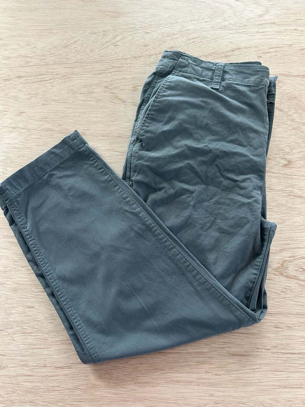 Gap Women's Green Cotton Stretch Chino Pants Size 12
